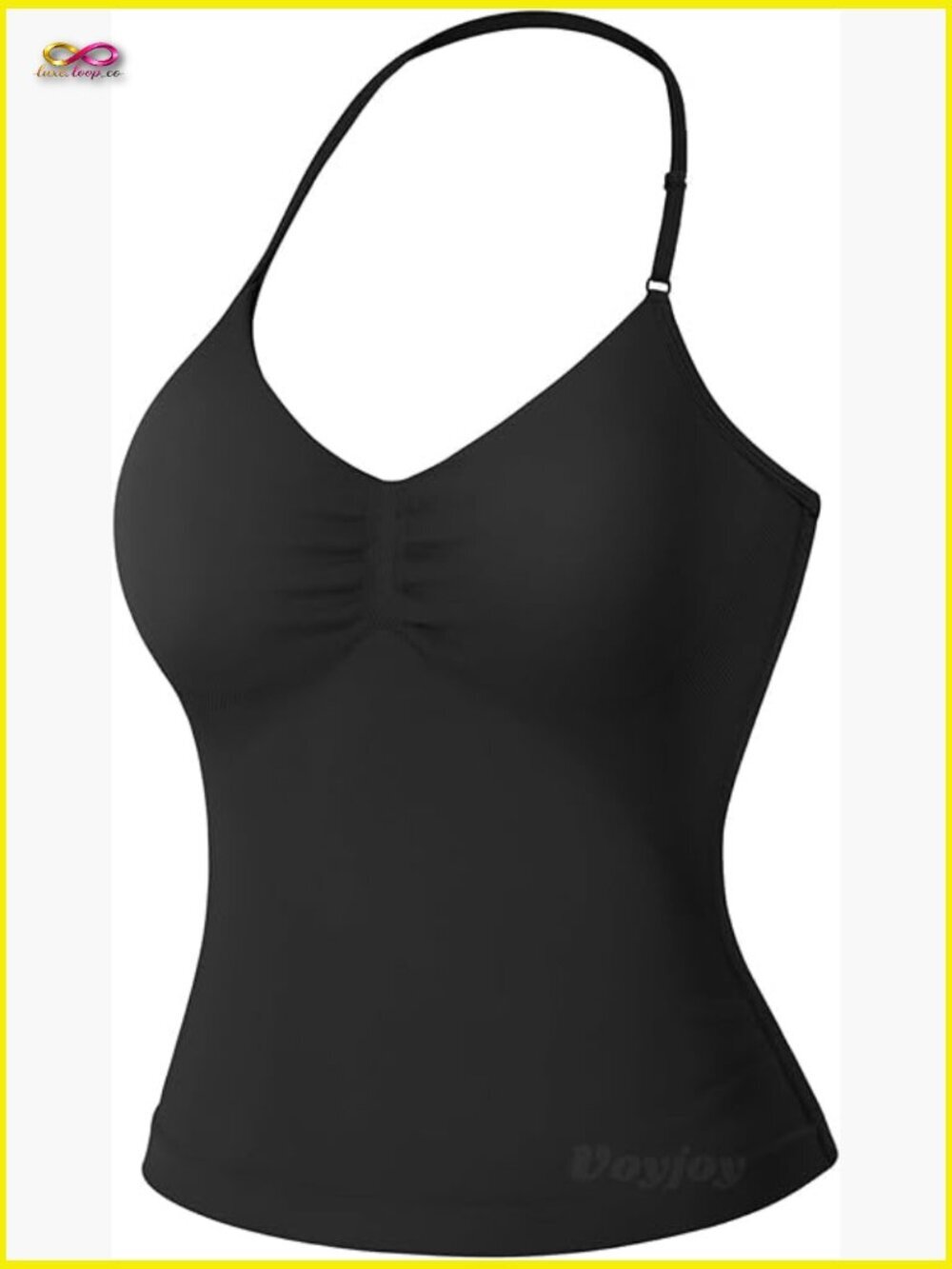 Impact Longline Strappy Top Gym Sports Bra Camis Tank Top